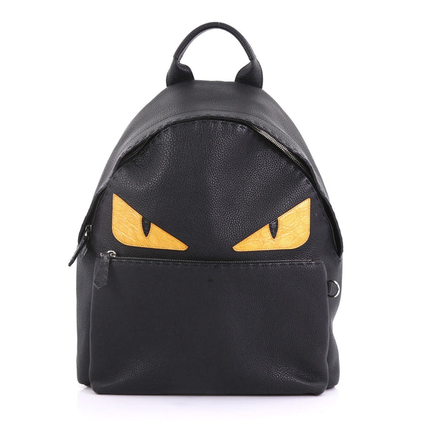 Fendi Selleria Monster Backpack Leather Large 40066