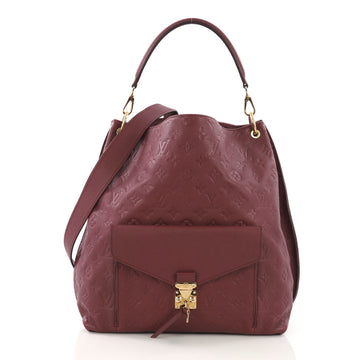 Louis Vuitton Metis Hobo Monogram Empreinte Leather Purple