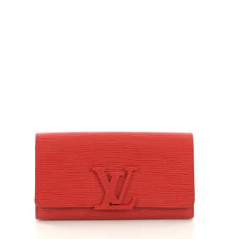 Louis Vuitton Louise Wallet Epi Leather Long Red
