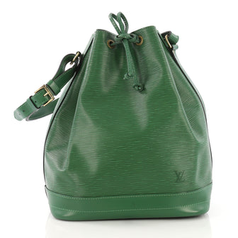 Louis Vuitton Noe Handbag Epi Leather Large Green