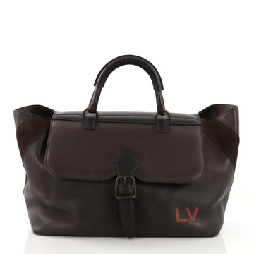 Louis Vuitton Doctor Bag Utah Leather Brown
