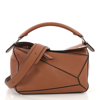 Loewe Puzzle Bag Leather Small Brown