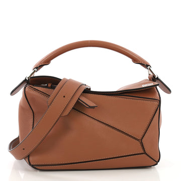 Loewe Puzzle Bag Leather Small Brown