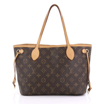 Louis Vuitton Neverfull Tote Monogram Canvas PM Brown