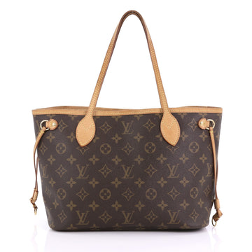 Louis Vuitton Neverfull Tote Monogram Canvas PM Brown