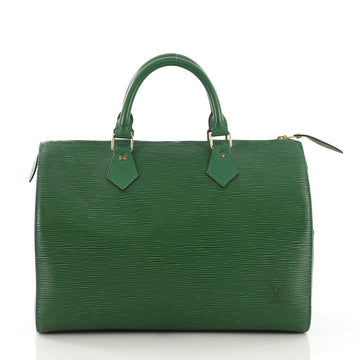 Louis Vuitton Speedy Handbag Epi Leather 30 Green 401273