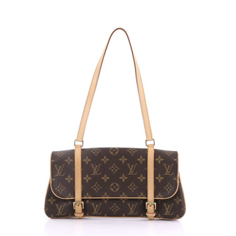 Louis Vuitton Marelle Shoulder Bag Monogram Canvas Brown