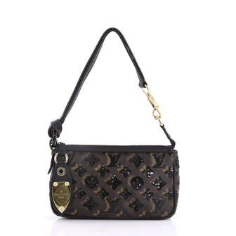 Louis Vuitton Pochette Limited Edition Monogram Eclipse Sequins Small