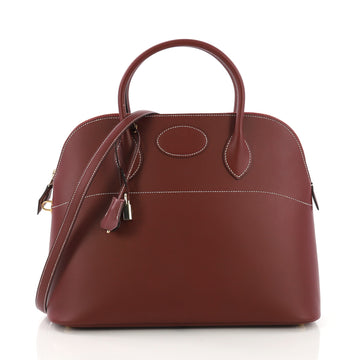 Hermes Bolide Handbag Chamonix 35 Red
