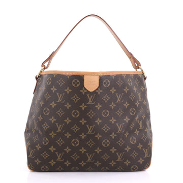 Louis Vuitton Delightful Handbag Monogram Canvas PM Brown