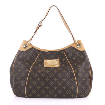 Louis Vuitton Galliera Handbag Monogram Canvas PM Brown