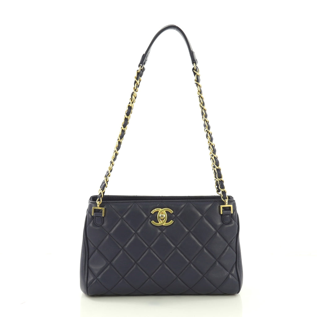 Chanel Misia Open Shoulder Bag Quilted Lambskin 40164