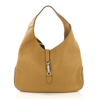 Gucci Jackie Soft Hobo Leather Yellow 401652