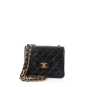 Chanel Vintage Square Classic Single Flap Bag Quilted 401731