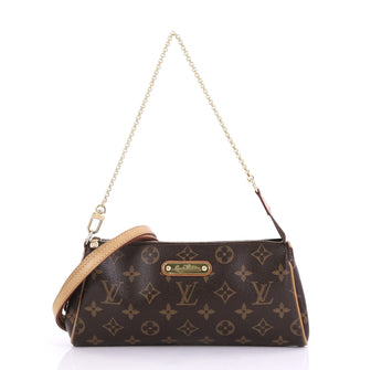 Louis Vuitton Eva Crossbody Monogram Canvas Brown