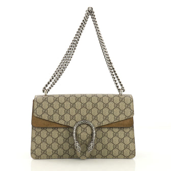 Gucci Dionysus Handbag GG Coated Canvas Small Brown