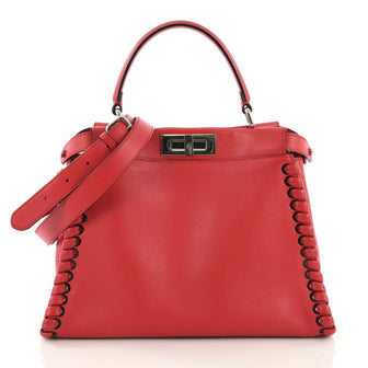  Peekaboo Handbag Whipstitch Leather Regular 40197/15
