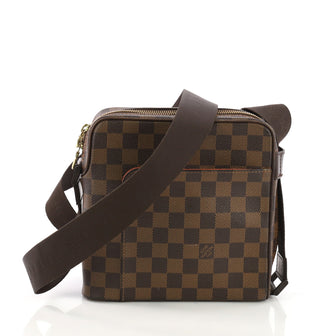 Louis Vuitton Olav Handbag Damier PM Brown