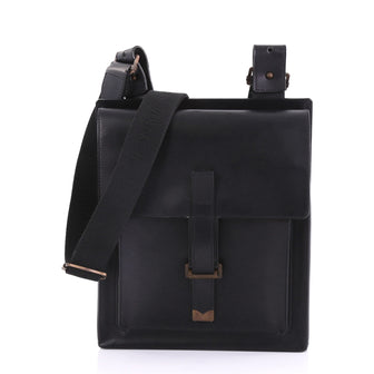 Louis Vuitton Fantassin Handbag Leather Black