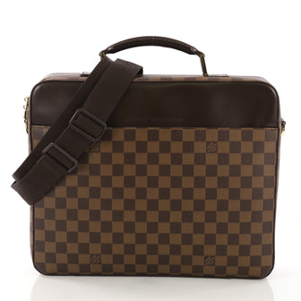Louis Vuitton Porte Ordinateur Sabana Bag Damier Brown