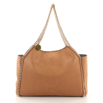 Stella McCartney Falabella Reversible Tote Shaggy Deer Large Brown 40197/35