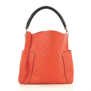 Louis Vuitton Bagatelle Hobo Monogram Empreinte Leather Orange