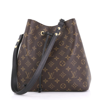 Louis Vuitton Neonoe Handbag Monogram Canvas Brown