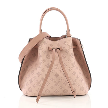 Louis Vuitton Girolata Handbag Mahina Leather Pink