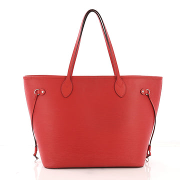 Louis Vuitton Neverfull Tote Epi Leather MM Red