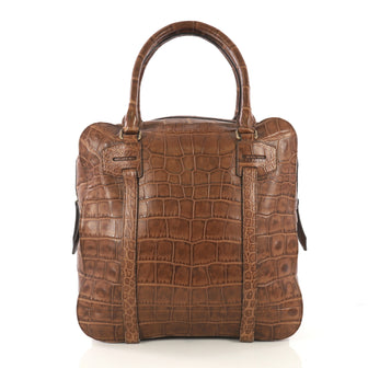 Burberry Gilroy Satchel Alligator Large - Designer Handbag - Rebag