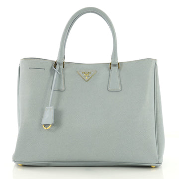 Prada Lux Open Tote Saffiano Leather Large Blue 40291/1