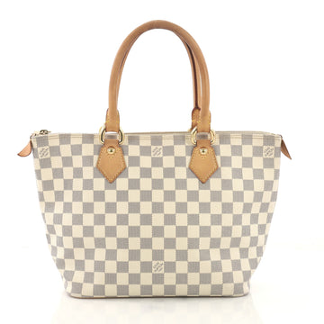 Louis Vuitton Saleya Handbag Damier PM White