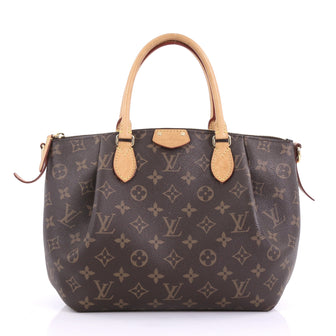 Louis Vuitton Turenne Handbag Monogram Canvas PM Brown