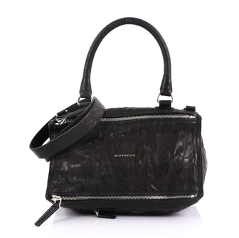 Givenchy Pandora Bag Distressed Leather Medium Black