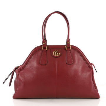 Gucci RE(BELLE) Top Handle Bag Leather Large Red