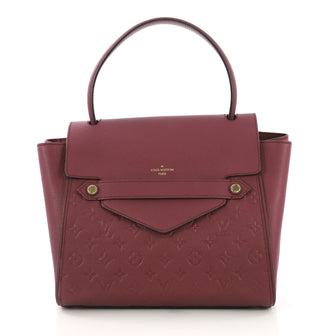 Louis Vuitton Trocadero Handbag Monogram Empreinte Leather Purple