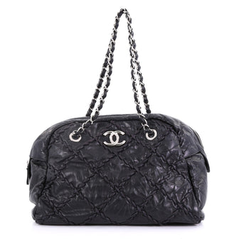 Chanel Ultra Stitch Bowling Bag Quilted Calfskin Large 4030420