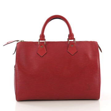 Louis Vuitton Speedy Handbag Epi Leather 30