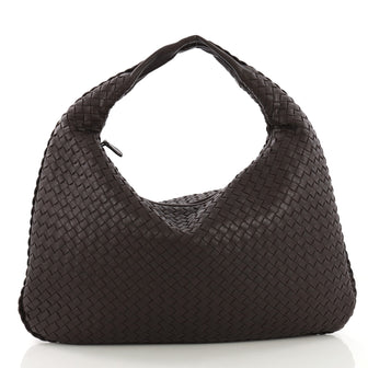 Bottega Veneta Veneta Hobo Intrecciato Nappa Large Brown