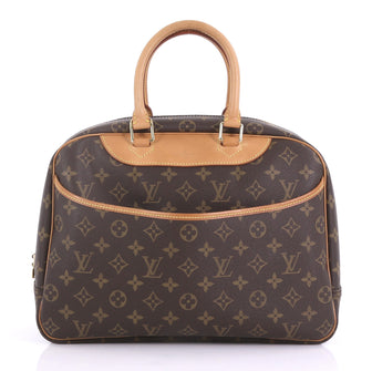 Louis Vuitton Deauville Handbag Monogram Canvas