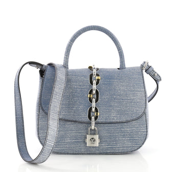Louis Vuitton Chain It Handbag Epi Leather PM Blue