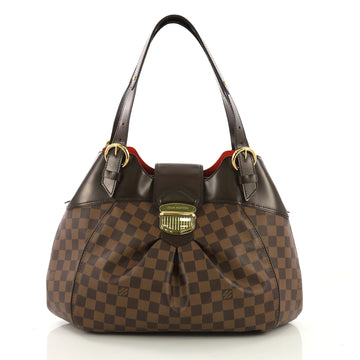 Louis Vuitton Sistina Handbag Damier MM Brown