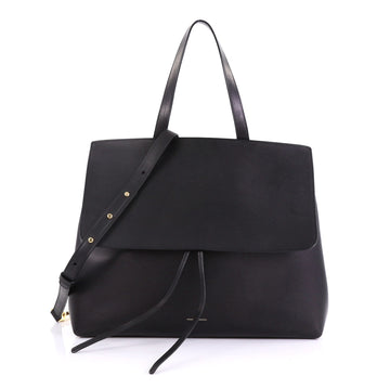 Mansur Gavriel Lady Bag Leather Large Black