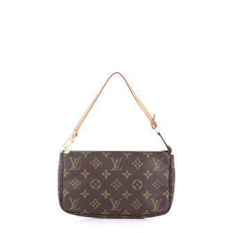Louis Vuitton Pochette Accessoires Monogram Canvas Brown