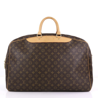 Louis Vuitton Alize Bag Monogram Canvas 2 Poches Brown