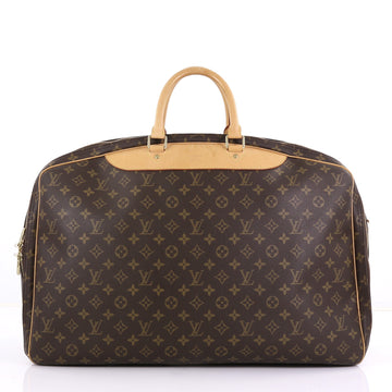 Louis Vuitton Alize Bag Monogram Canvas 2 Poches Brown