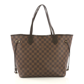 Louis Vuitton Neverfull Tote Damier MM Brown