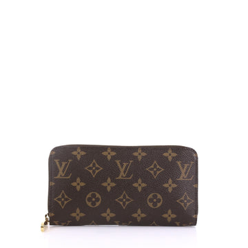 Louis Vuitton Zippy Wallet Monogram Canvas Brown