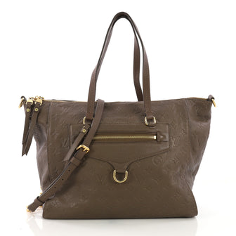 Louis Vuitton Lumineuse Handbag Monogram Empreinte Leather PM