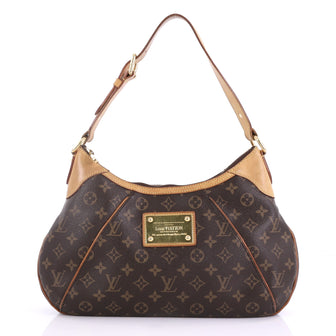 Louis Vuitton Thames Handbag Monogram Canvas GM Brown